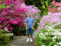 A picture of Tim in Biltmore's Azalea Garden