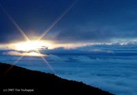 Sunset on top of Haleakala - Maui