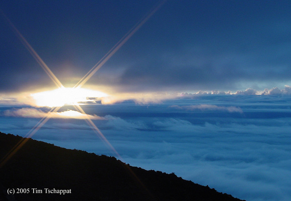 Sunset on top of Haleakala - Maui